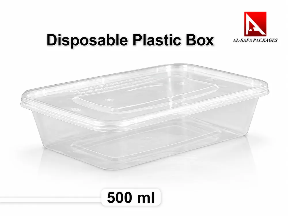 Disposable Plastic Box 500 ml
